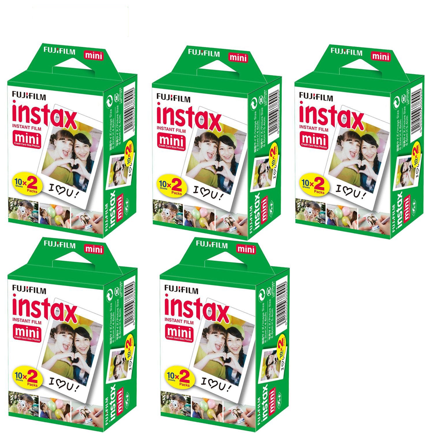 had het niet door werknemer Overtreffen 100 Sheets Fujifilm Instax Mini Film Fuji instant photos 11 7s 8 25 90 –  Gearbite