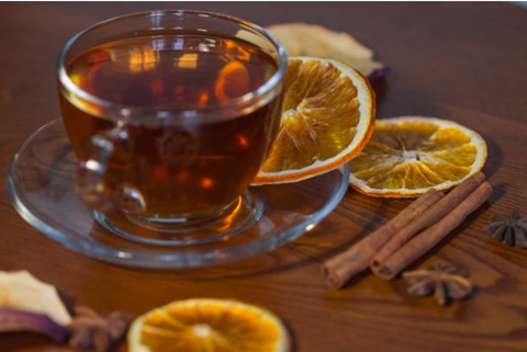 Orange peel tea