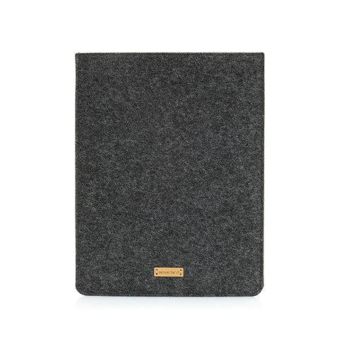 Sleeve for Surface Go 3 | made of felt and organic cotton | anthracite - colorful | "LET" model