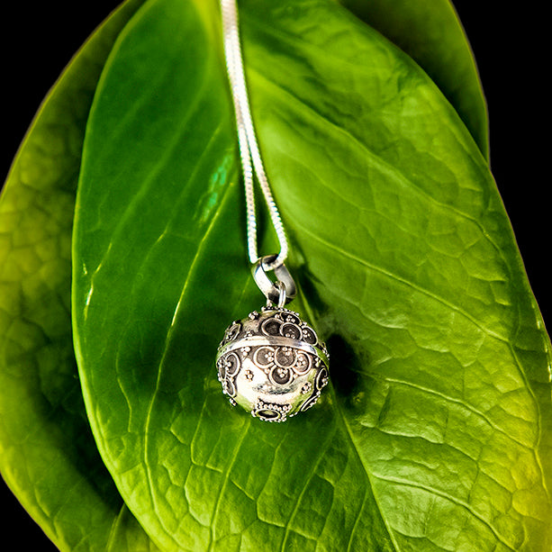 Dream Ball Necklace Sterling Silver Indonesia Women S Peace Collection