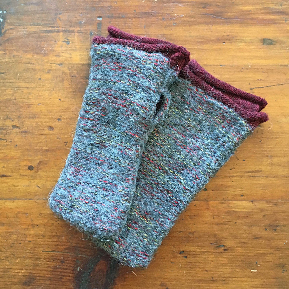 handmade fingerless gloves