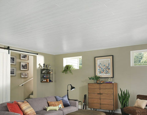 Bedroom with woodhaven ceiling