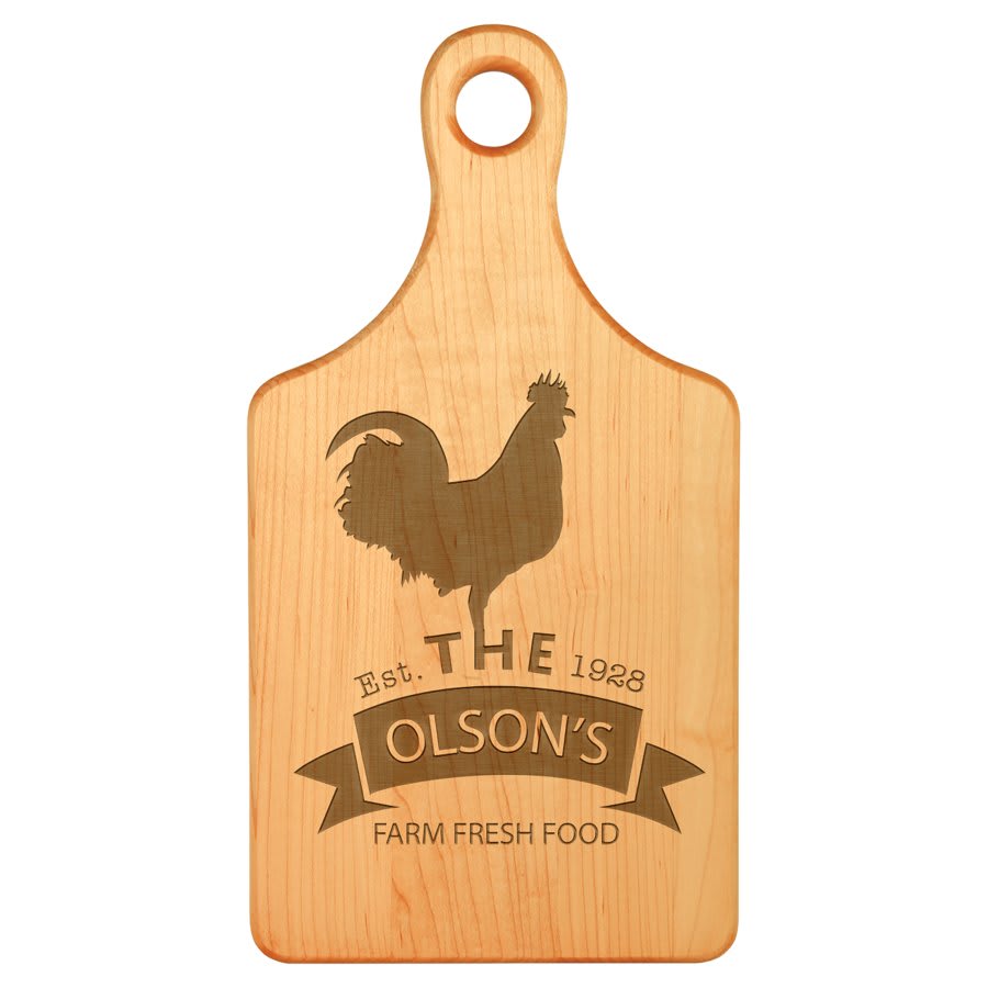 Inky Chicken Chopping Board