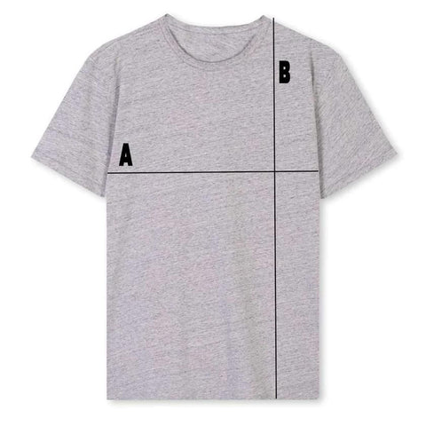 regular t-shirt size guide