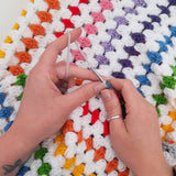 Crochet Rainbow Blanket Pattern