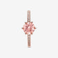 Anello con solitario Corona rosa scintillante - Simmi gioiellerie -Anelli