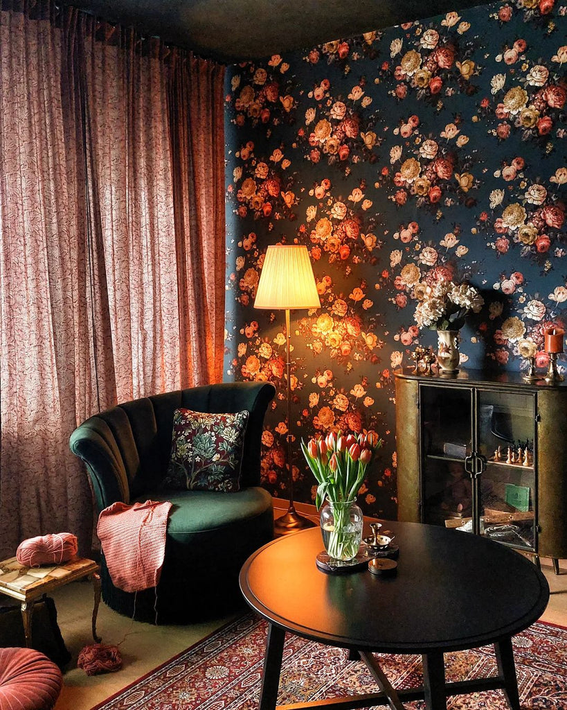 Moody Maximalism Floral Design