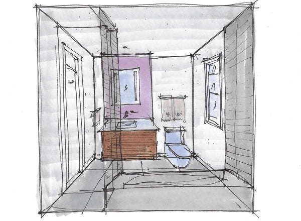 Nurture Bathroom Drawing