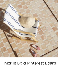 Thick is Bold Pinterest Board