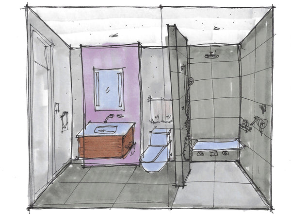 Fly Away Bathroom Drawing Spathroom