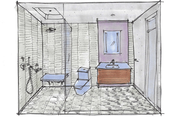 Inner Discovery Bathroom Drawing