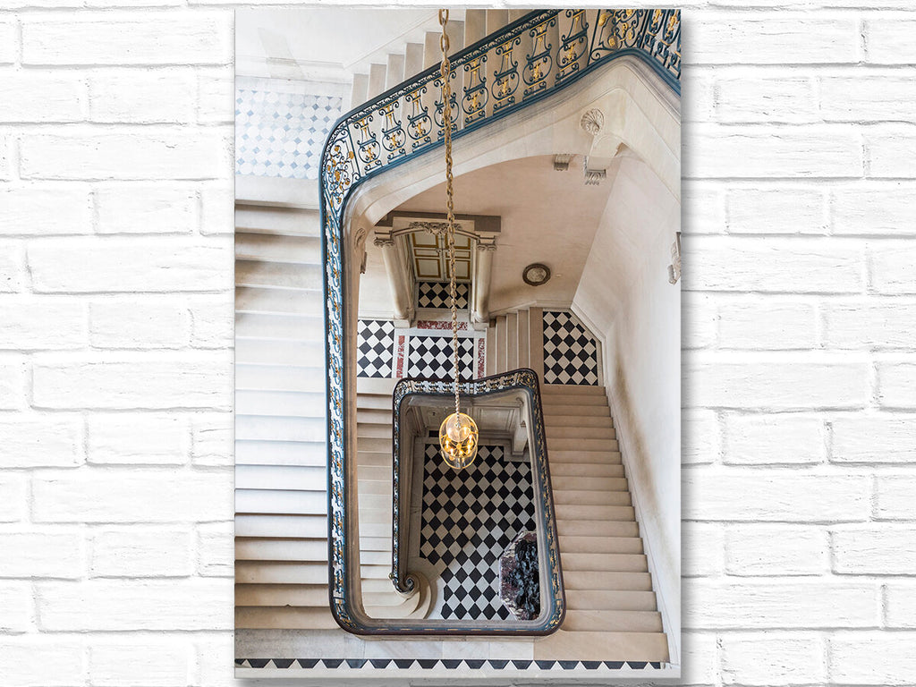 Checkerboard staircase Versailles