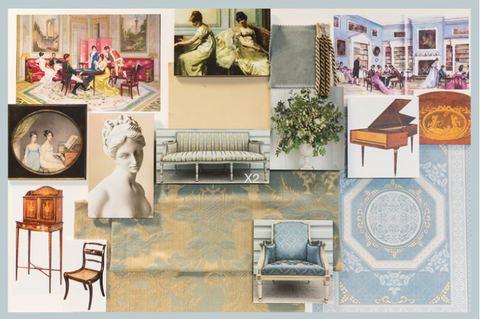 Bridgerton Room Mood Board