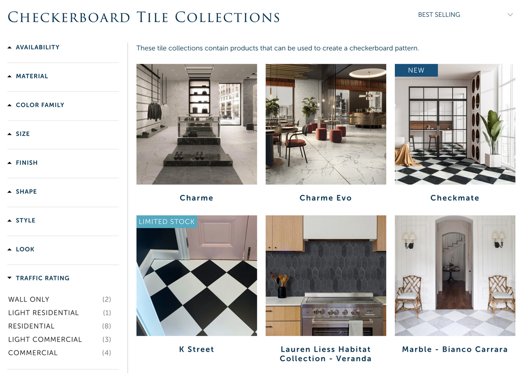 Checkerboard Collection Page