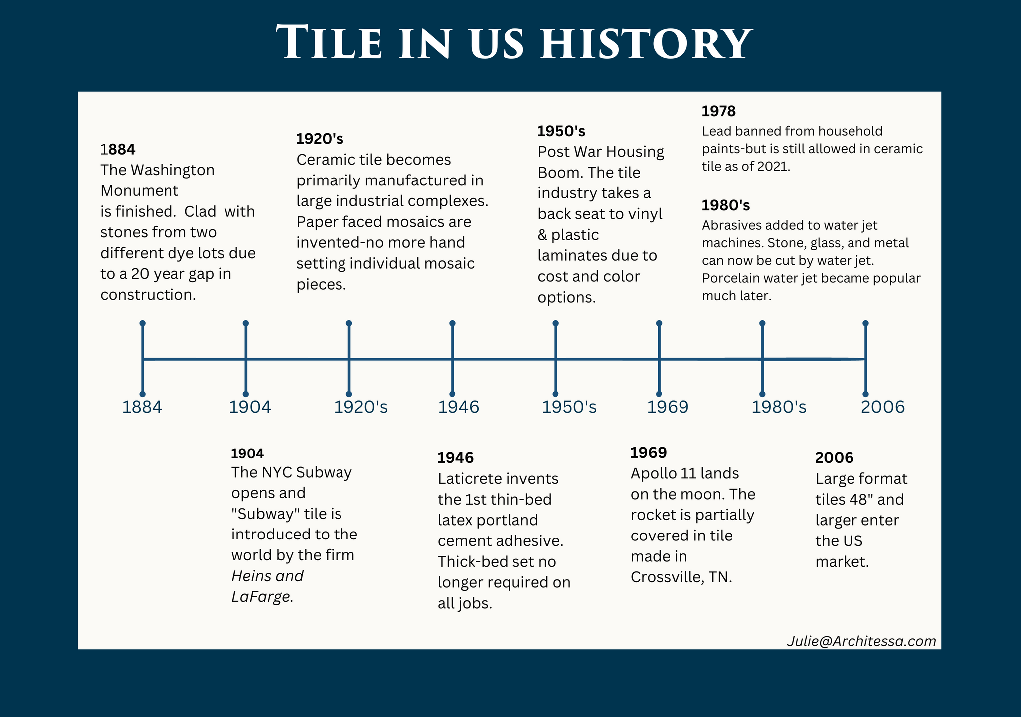 Tile in US History