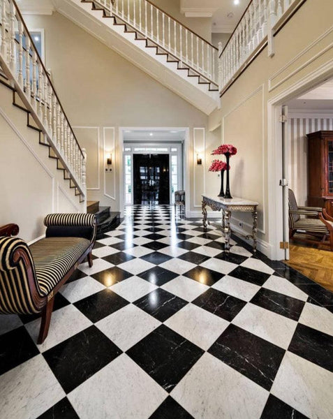 Checkerboard Tile Moody Maximalism