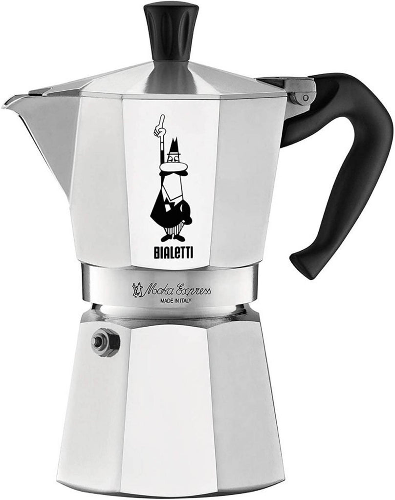 Mind Reader Silver Stove Top Espresso Coffee Maker