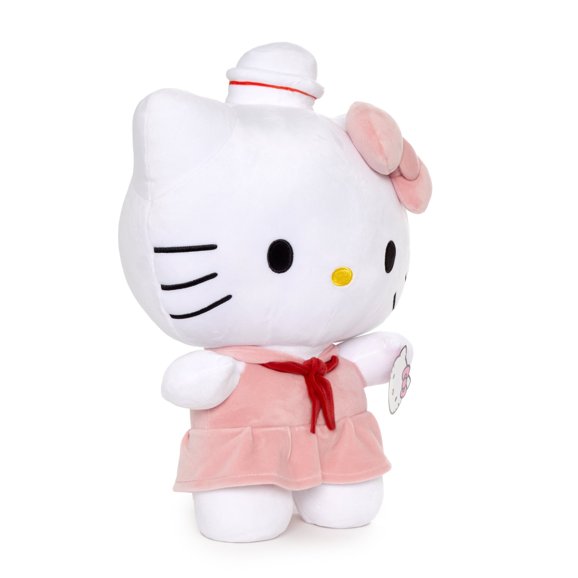 Sanrio Hello Kitty Plush Doll Red Overall Jumbo Big 16.9 43cm New