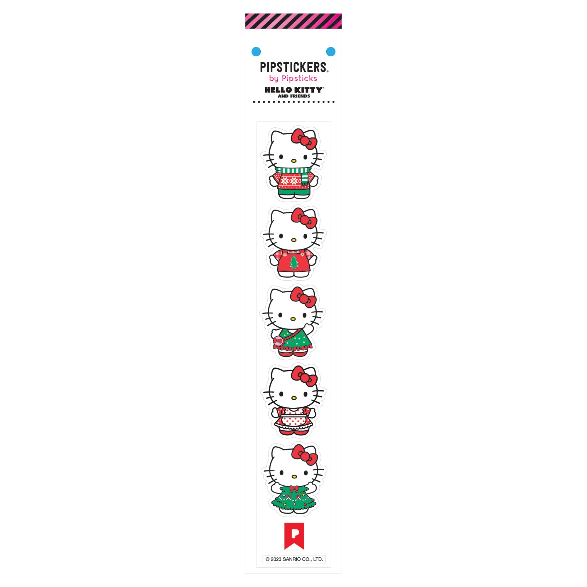 Hello Kitty And Friends x Pipsticks Wrapped Up Sticker Sheet