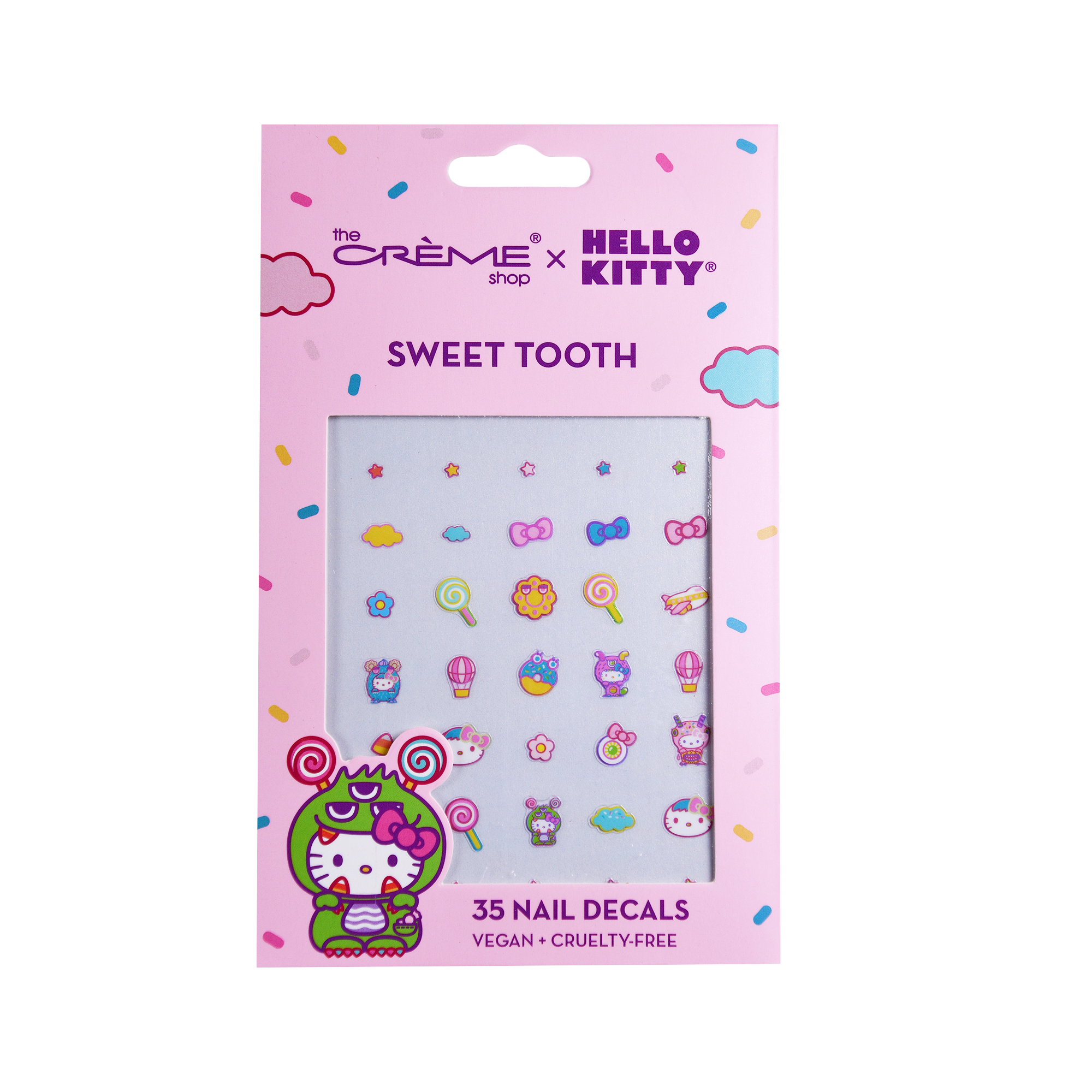 Sanrio My Melody Nail Decal Cartoon Dolls Handmade Hello Kitty Nail Sticker