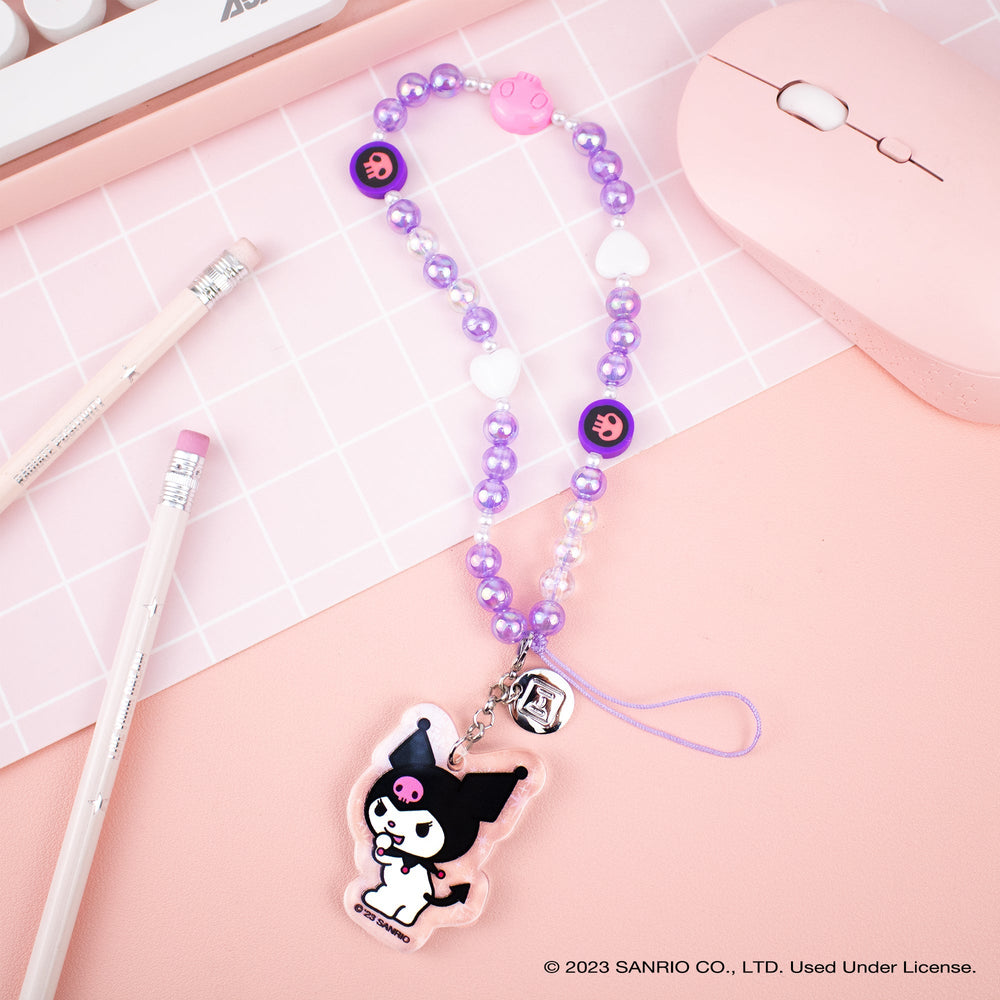 Sanrio Keroppi Beaded Charm Mobile Phone Wrist Strap