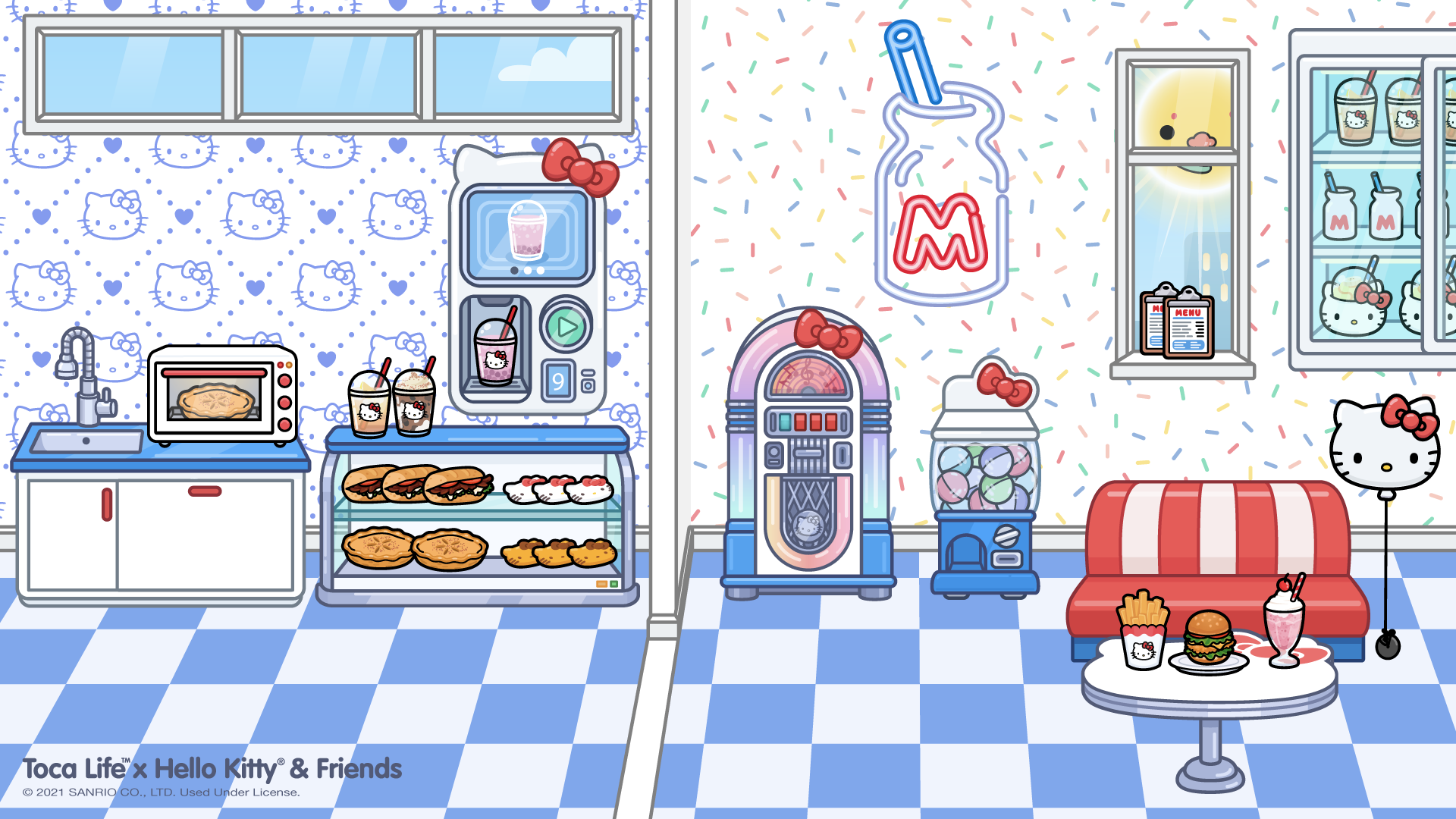 Toca Boca Mod APK in 2023  Hello kitty house, Hello kitty, Kitty