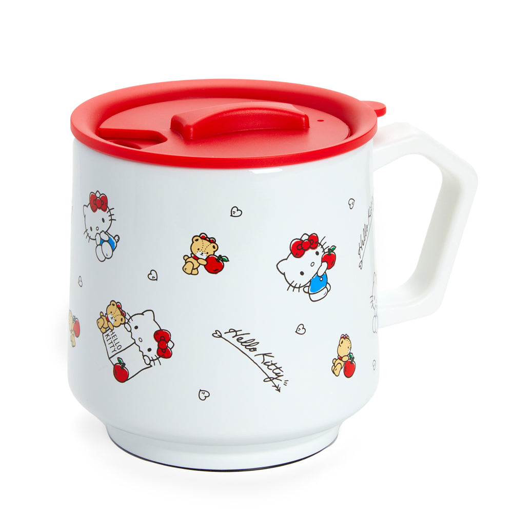 Lg Sanrio Hello Kitty White Tumbler Stainless Steel Cup With Handle, Stanley  Cup