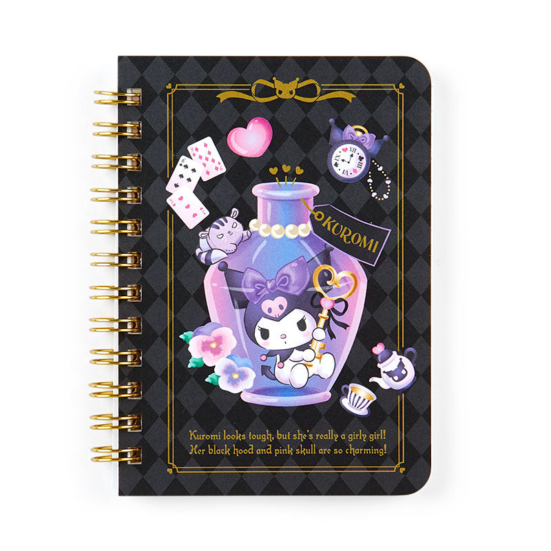 Sanrio notebook 2023 notebook system notebook weekly monthly 6-hole  synthetic leather Little Twin Stars kikilala ruler index sticker mount 4  zipper