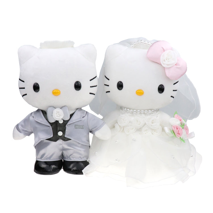 Hello Kitty And Dear Daniel Wedding Plush Set Sanrio 