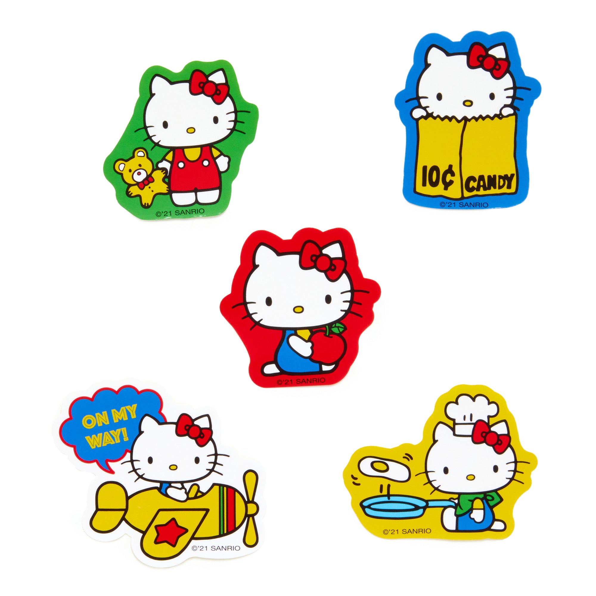 Sanrio Characters 3D Shape Sticker Maker Set Toy Hello Kitty Toytron