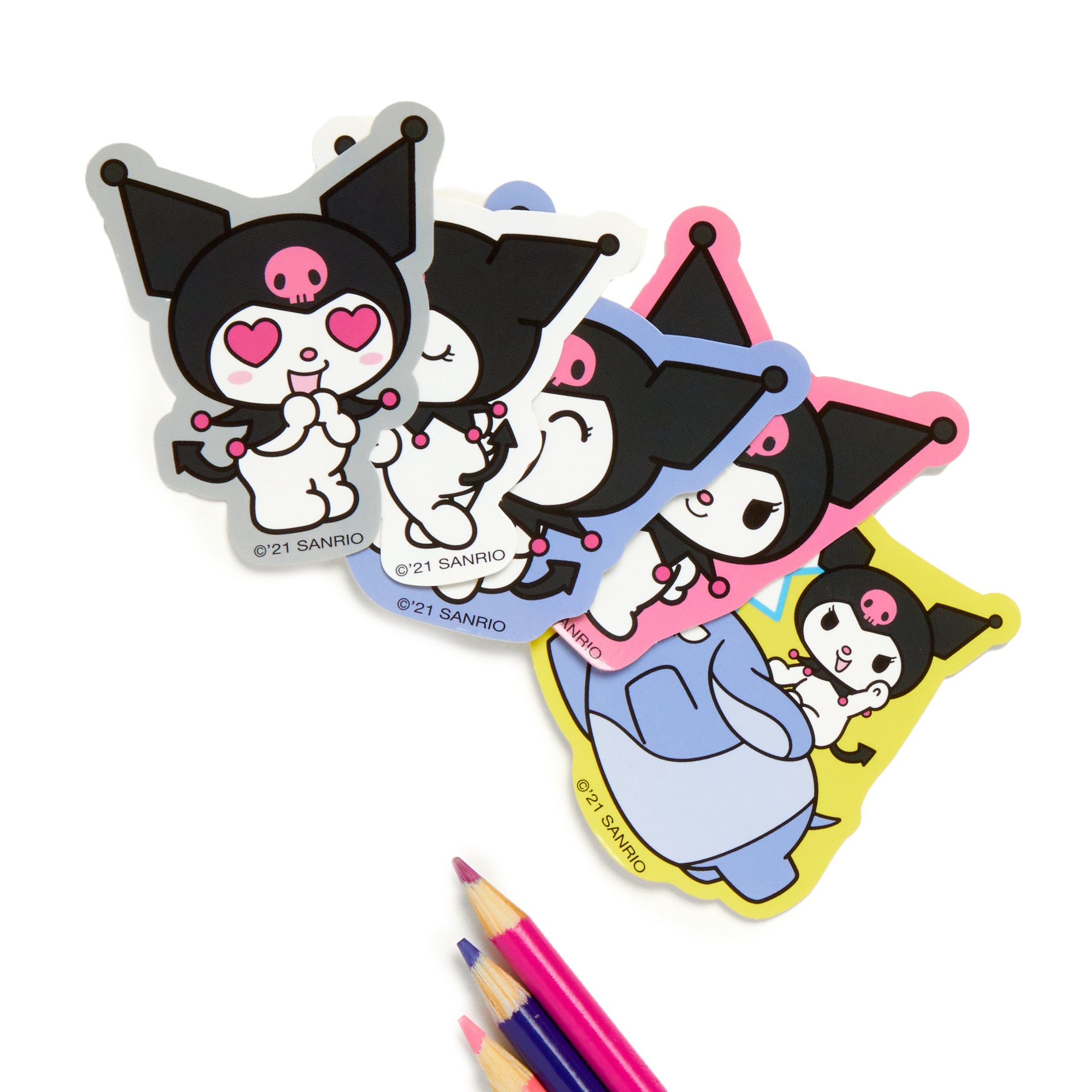 Stickers Rétro luminescent Hello Kitty x2