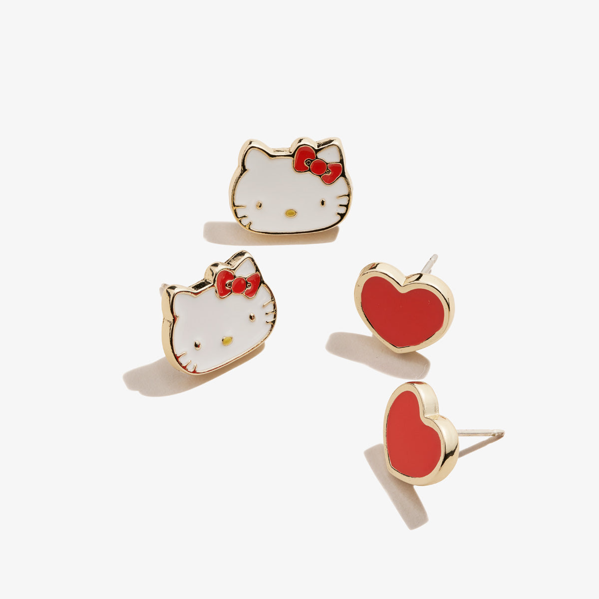 Alex And Ani Hello Kitty Red Heart Earrings Set Sanrio