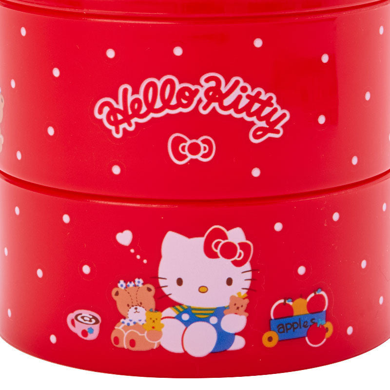 Sanrio Hello Kitty Kids Lunch Box 3-D Ears and Rainbow Sequins Insulated Bag  