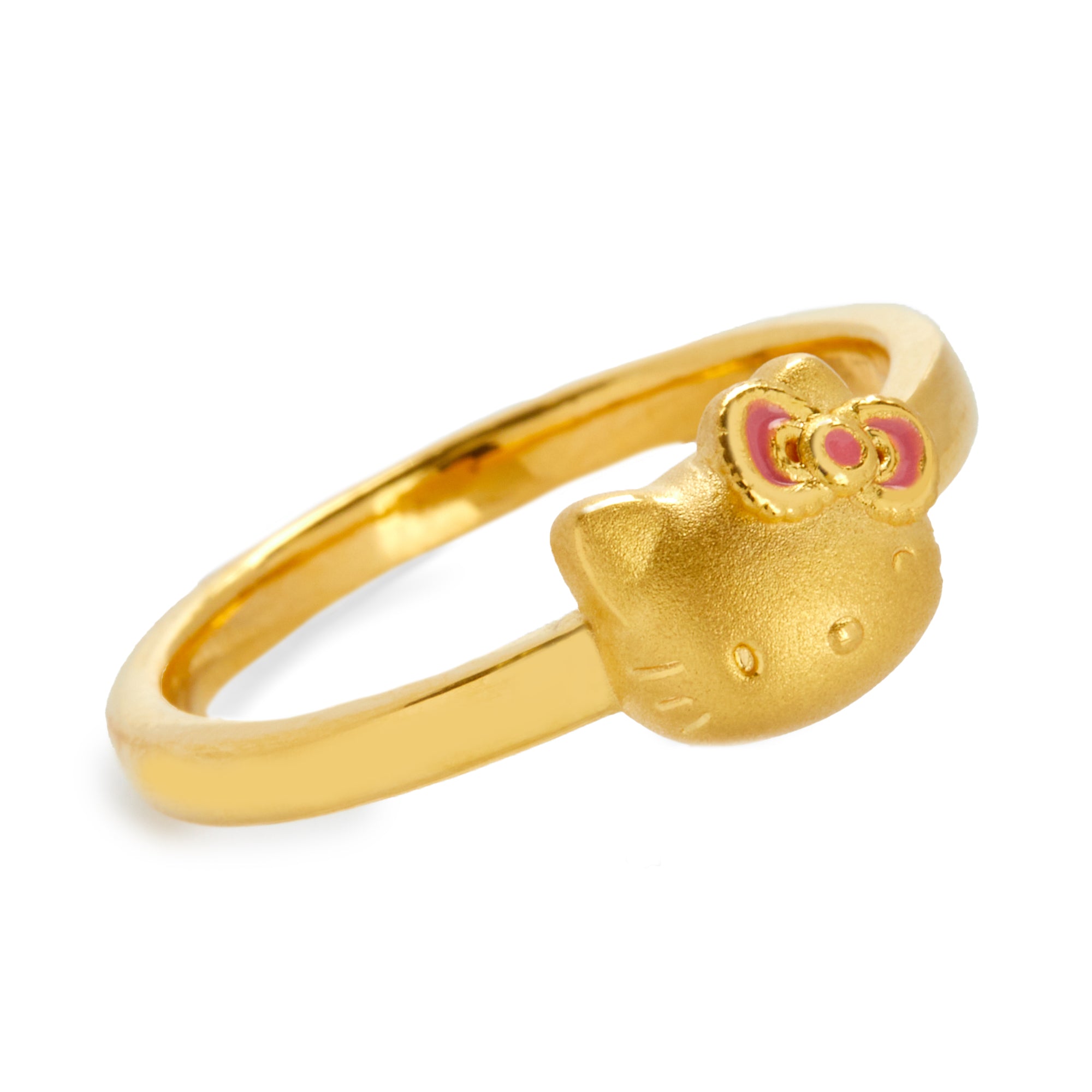 Hello Kitty x Chow Tai Fook 24K Gold Pink Bow Ring