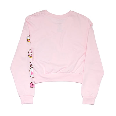 Hello Kitty x Pusheen French Terry Crop Pullover (Plus)