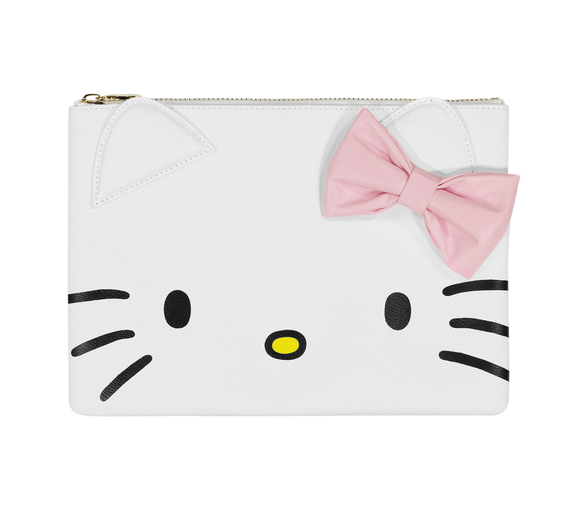 Stoney Clover Lane X Hello Kitty Face Flat Pouch Sanrio