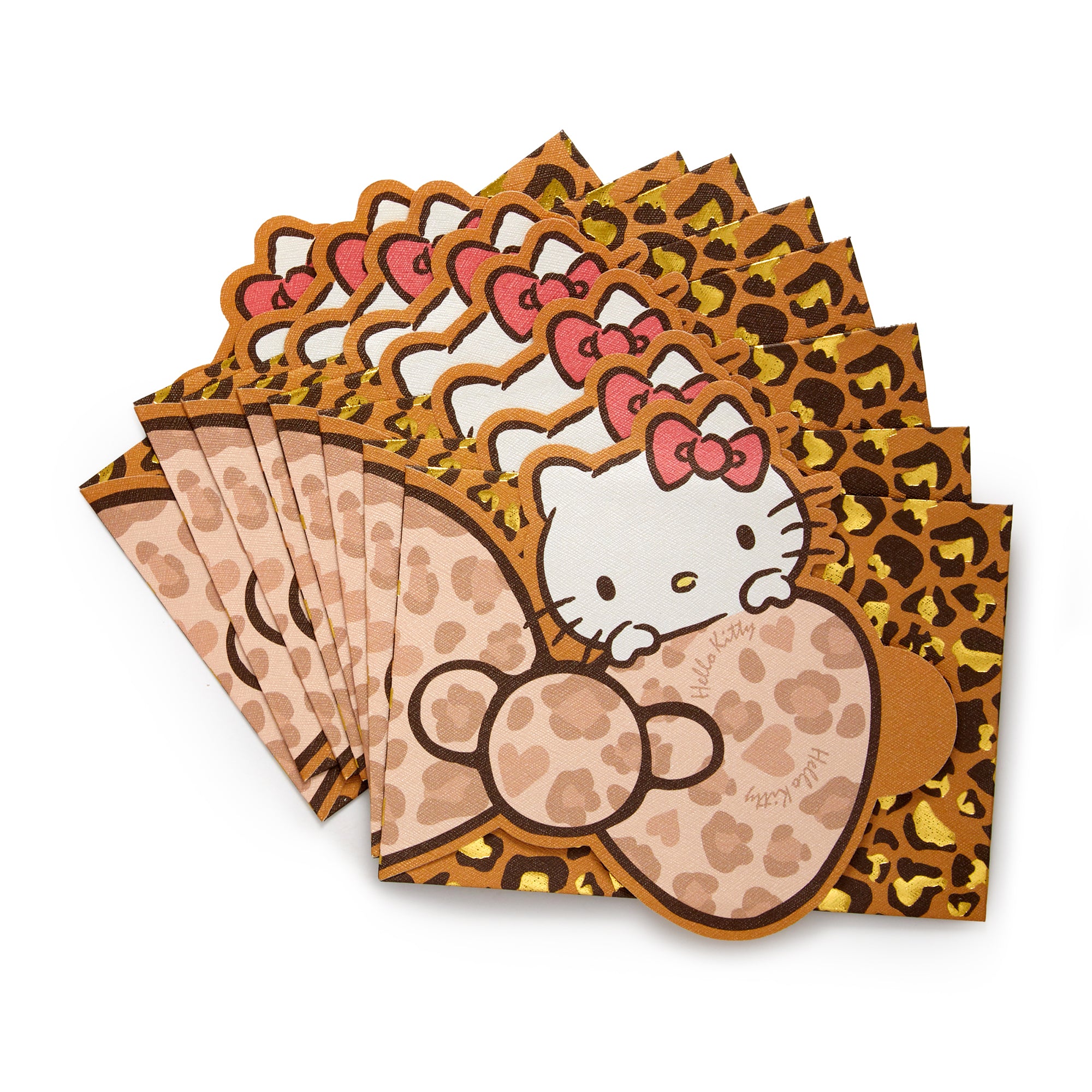 Hello Kitty Animal Print Envelopes (Set of 8)