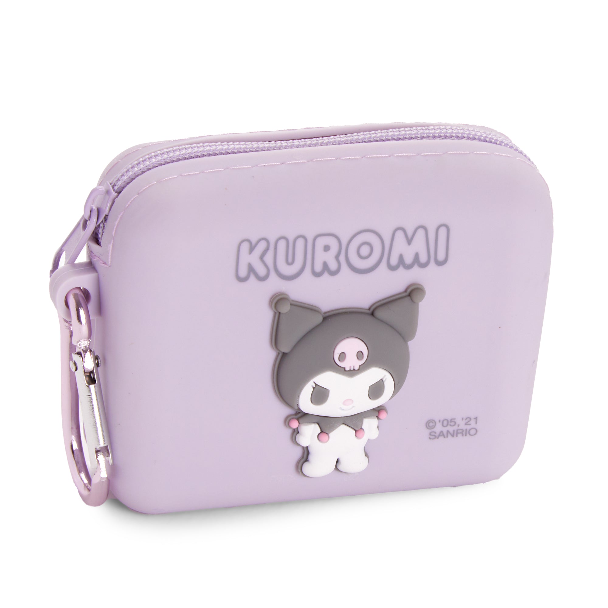 Clear Pencil Case/Organizer Bag with Zipper - Kuromi (Fruits)