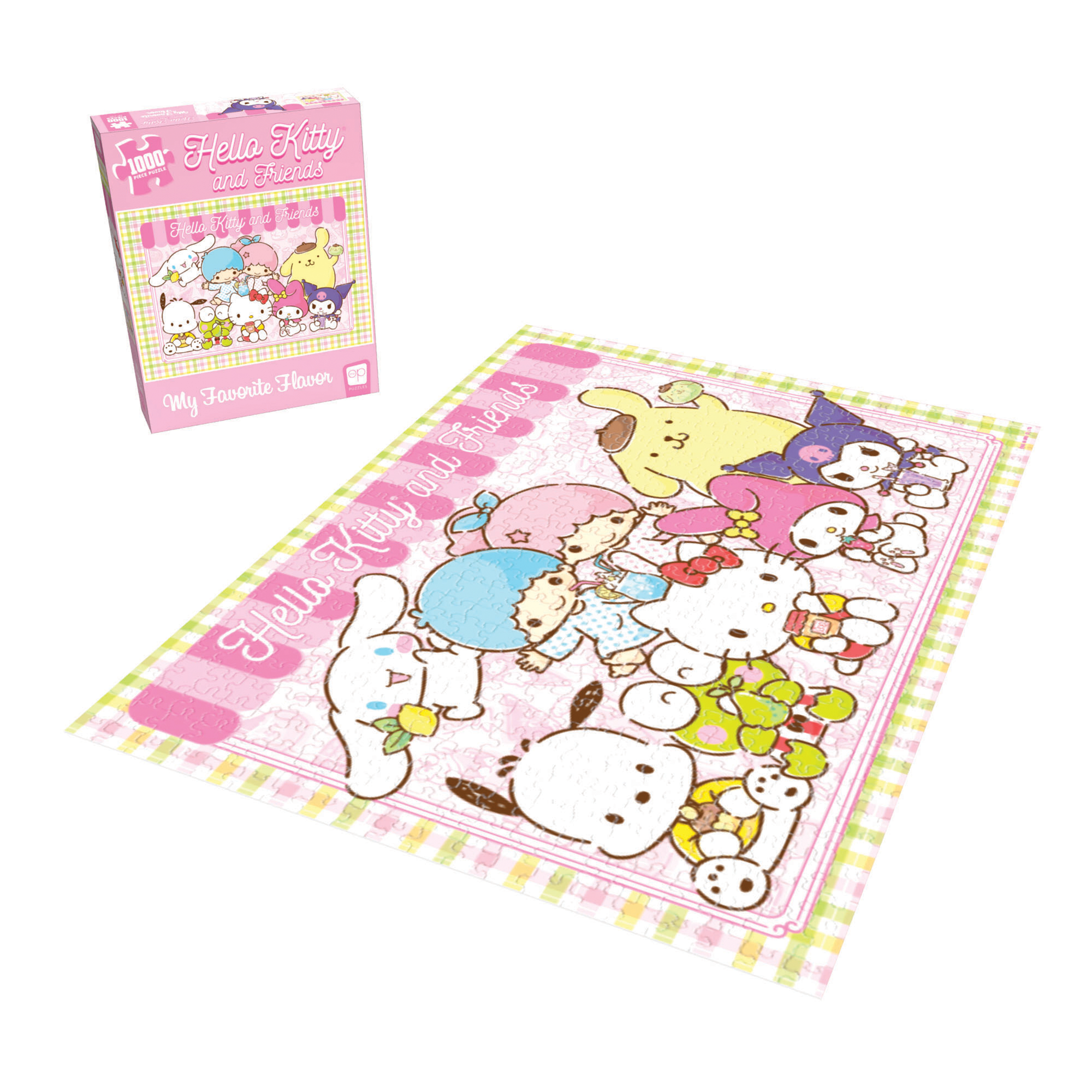 Hello and Friends Welcome to Sanrio Town 1000-Piece Puzzle