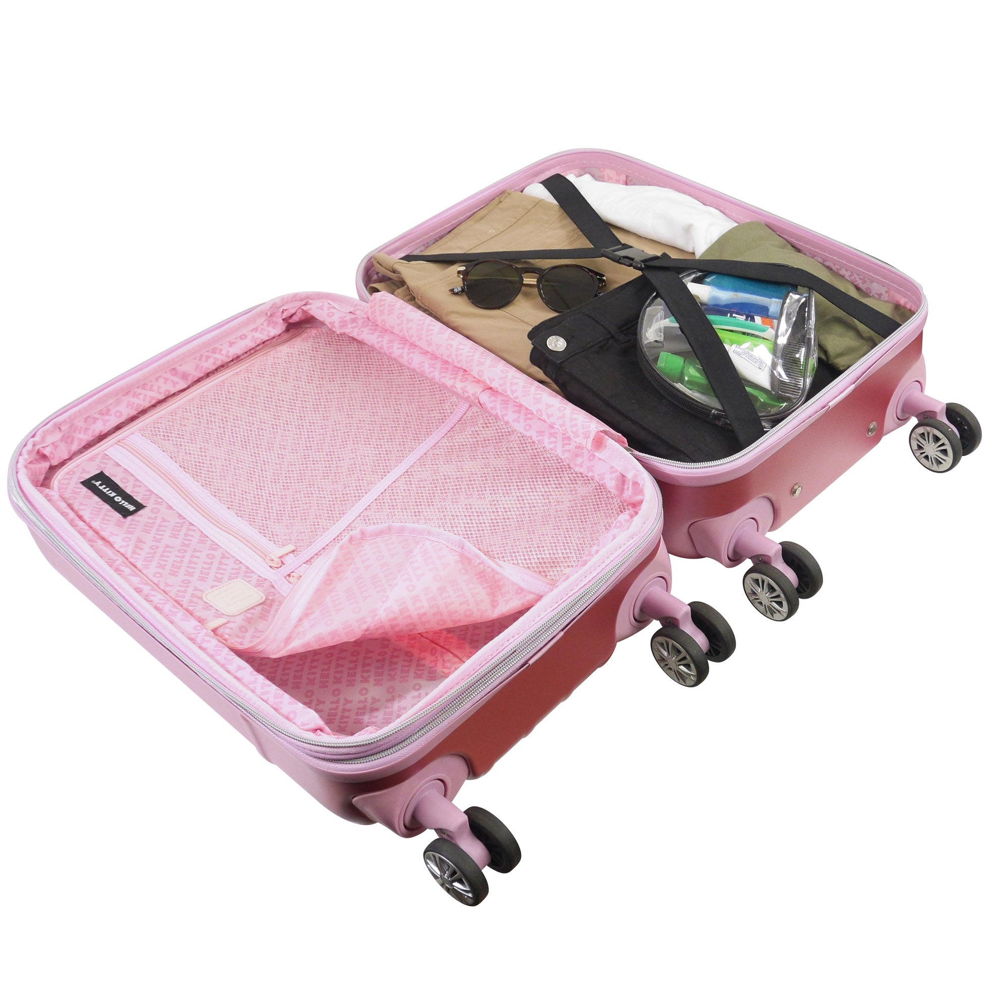 SANRIO Cinnamonroll Carry on Luggage Travel Bag Blue with TSA Lock