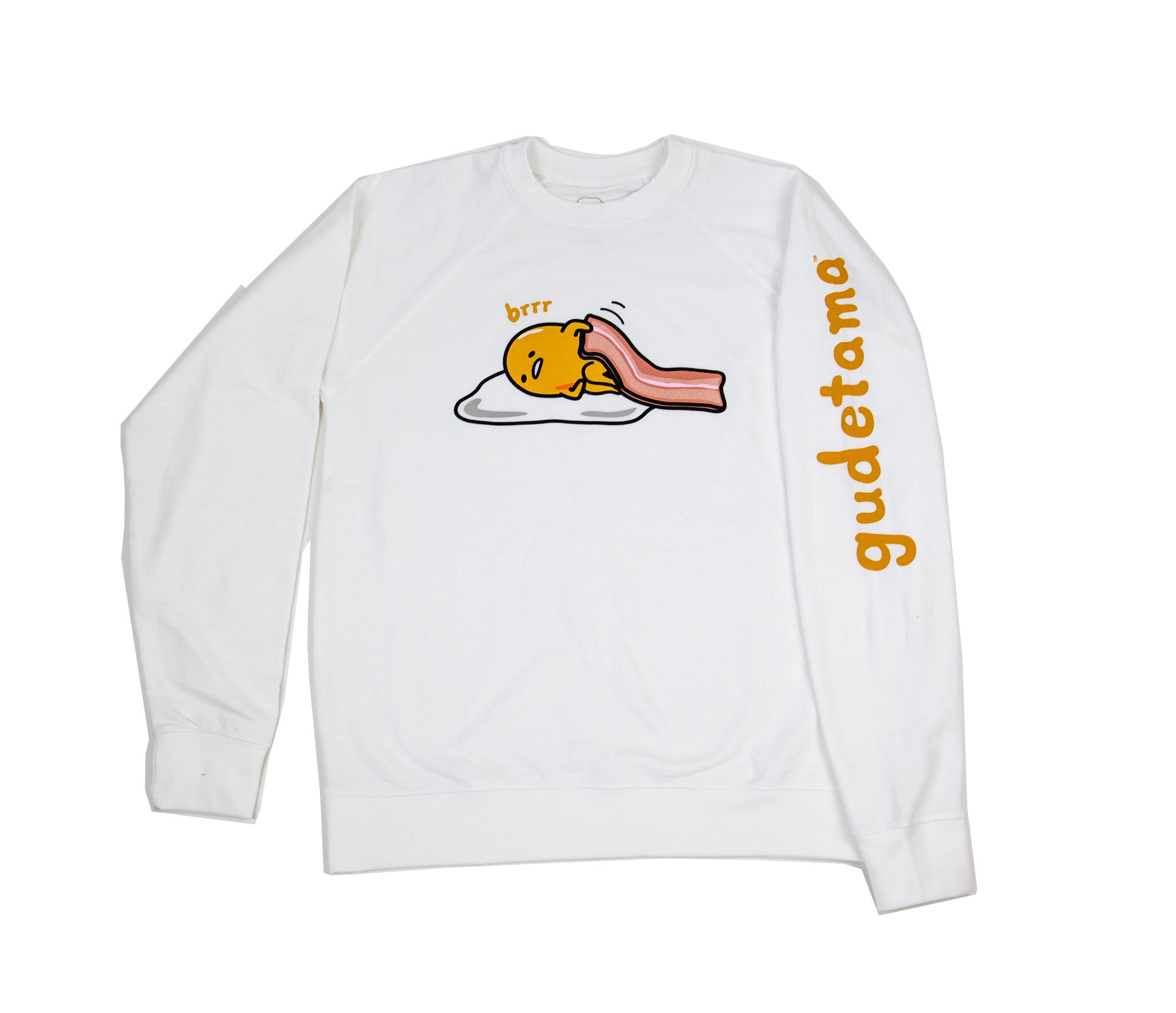 Lazy 80s Gudetama Bacon Blanket Sweatshirt Sanrio