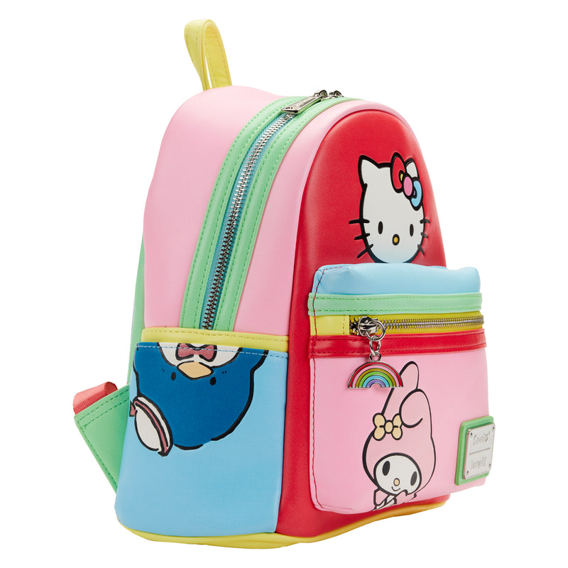 Hello Kitty and Friends Loungefly Color-block Mini Backpack