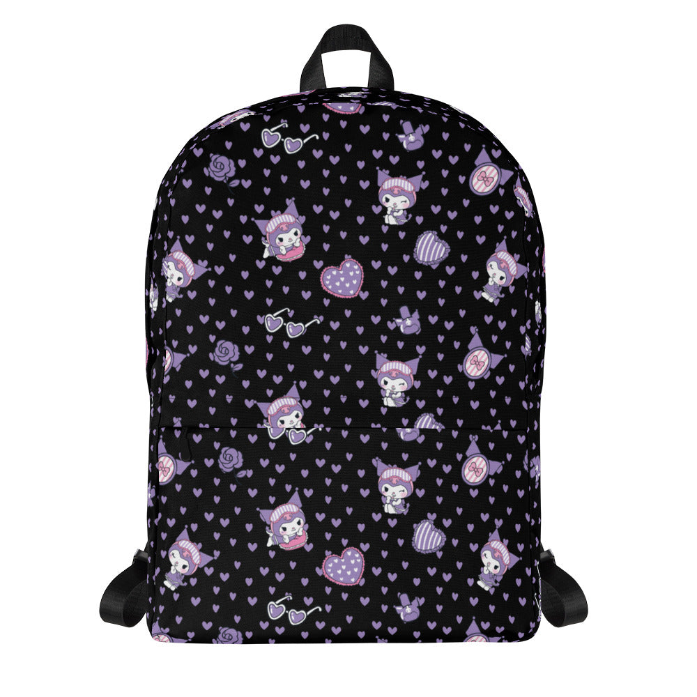 Image of Kuromi Sleepover All-Over Print Backpack