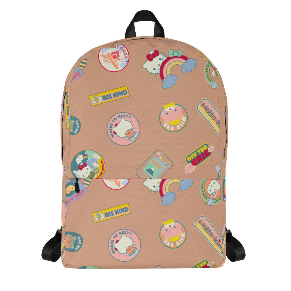 Tidsserier At vise indhold Hello Kitty Adventure Camp All-Over Print Backpack