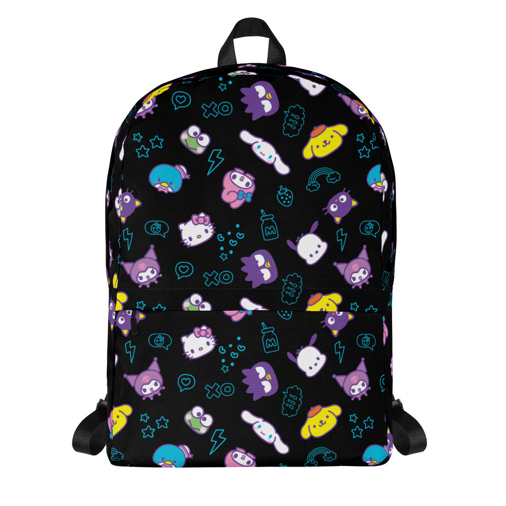 Hello Kitty All-Over Print Rolling Duffle Bag