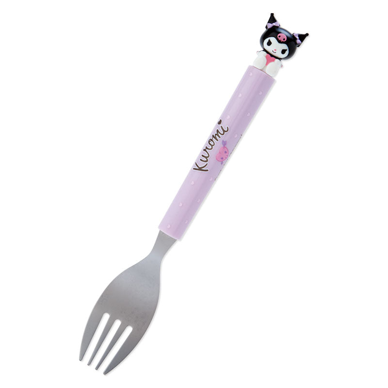 Kuromi Kids Lunch Trio Cutlery Fork Spoon Chopsticks Sanrio Japan 2023 –