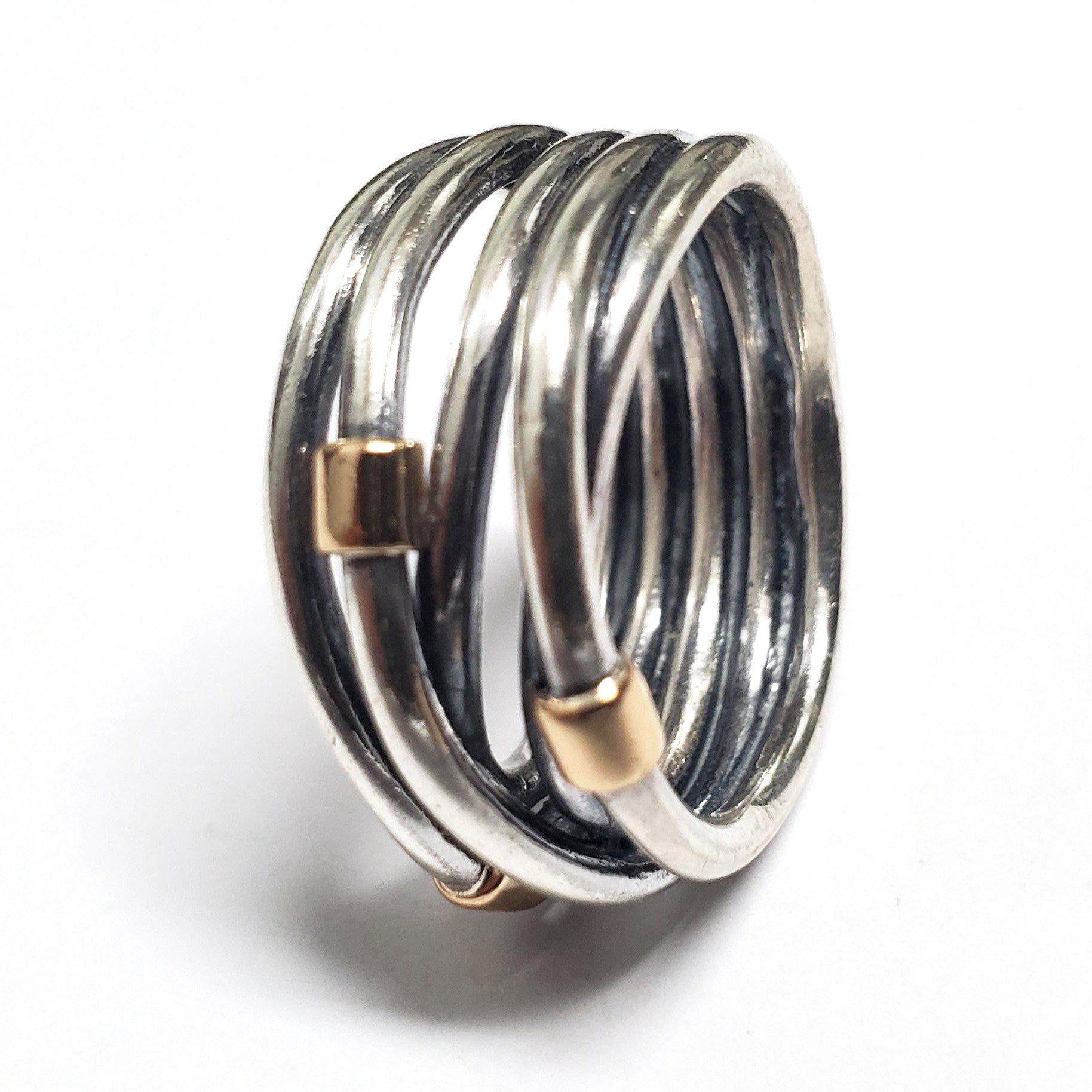Pandora S925 ALE 56 Vintage .925 Silver Cable Wrap Ring Size 7.5 - $450 ...