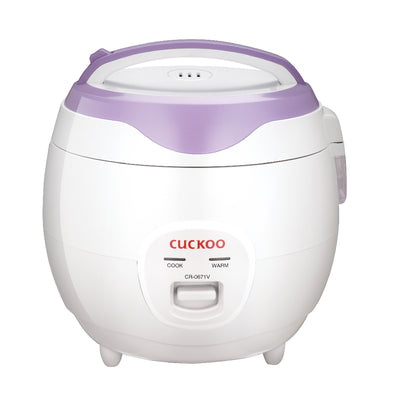 Cuckoo 6-Cup White Micom Rice Cooker 13-Menu options CR-0675F