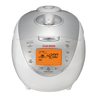 Cuckoo Electric Induction Heating Pressure Rice Cooker  6 Cup CRP-HS0657FW, White