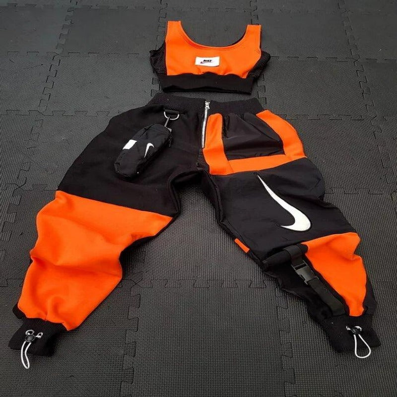 orange nike set